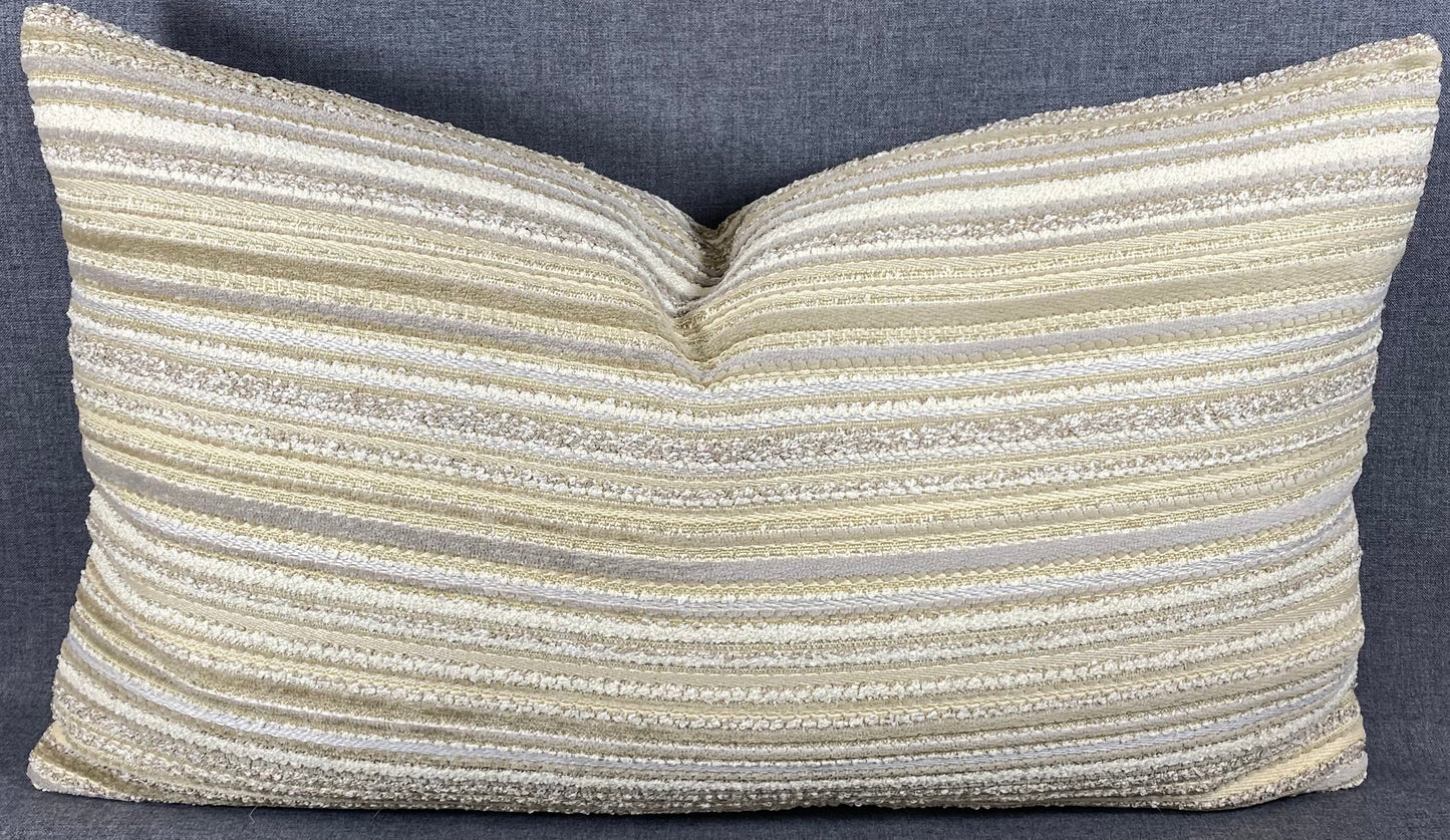 Luxury Lumbar Pillow  - 24" x 14" - Subtle Layers