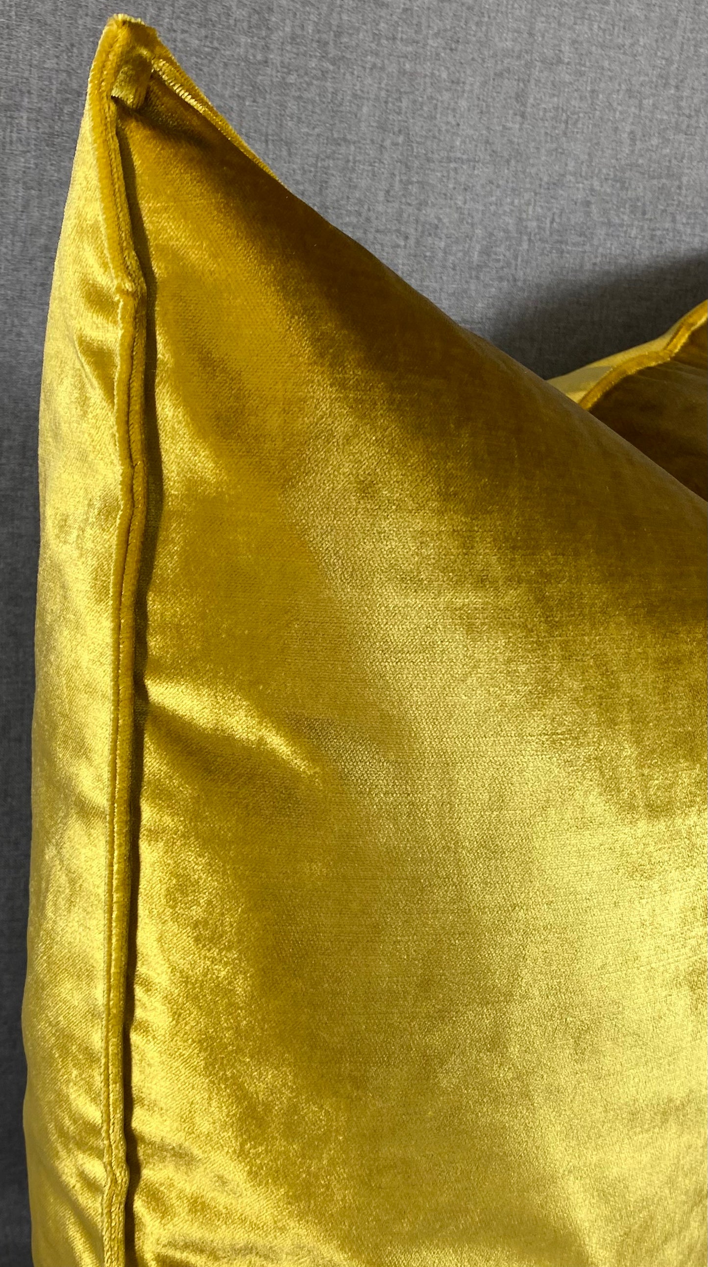 Luxury Pillow -  24" x 24" -  Iridescence Citron Double Front