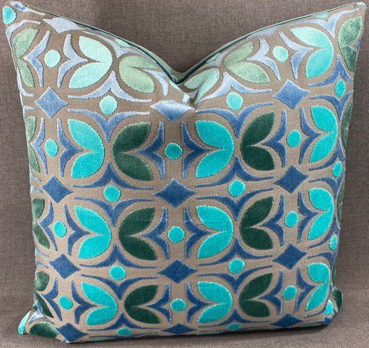 Luxury Pillow - 24" x 24"- Fritillary Silas
