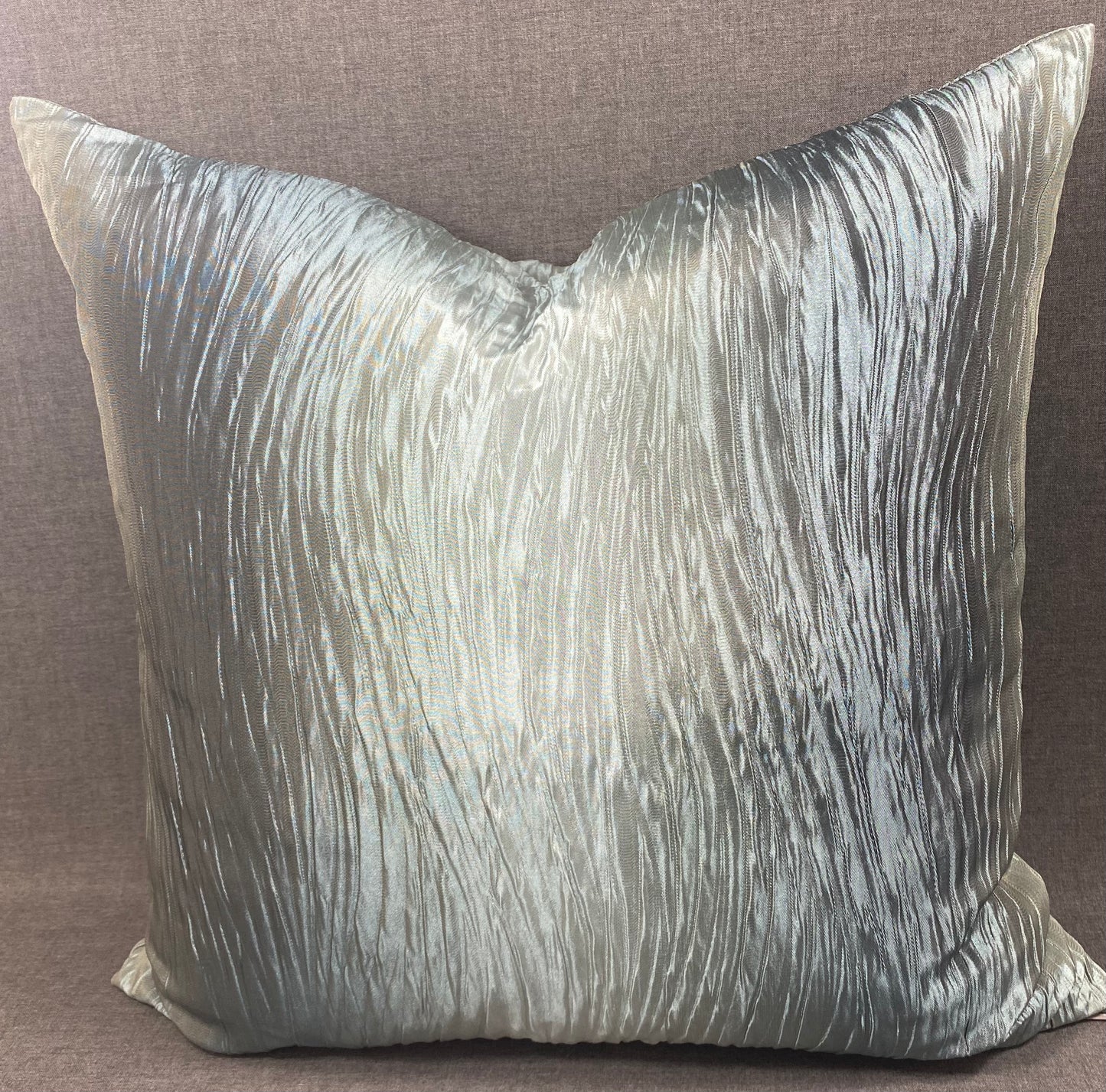 Luxury Pillow - 24” x 24” - Rhythm Aqua
