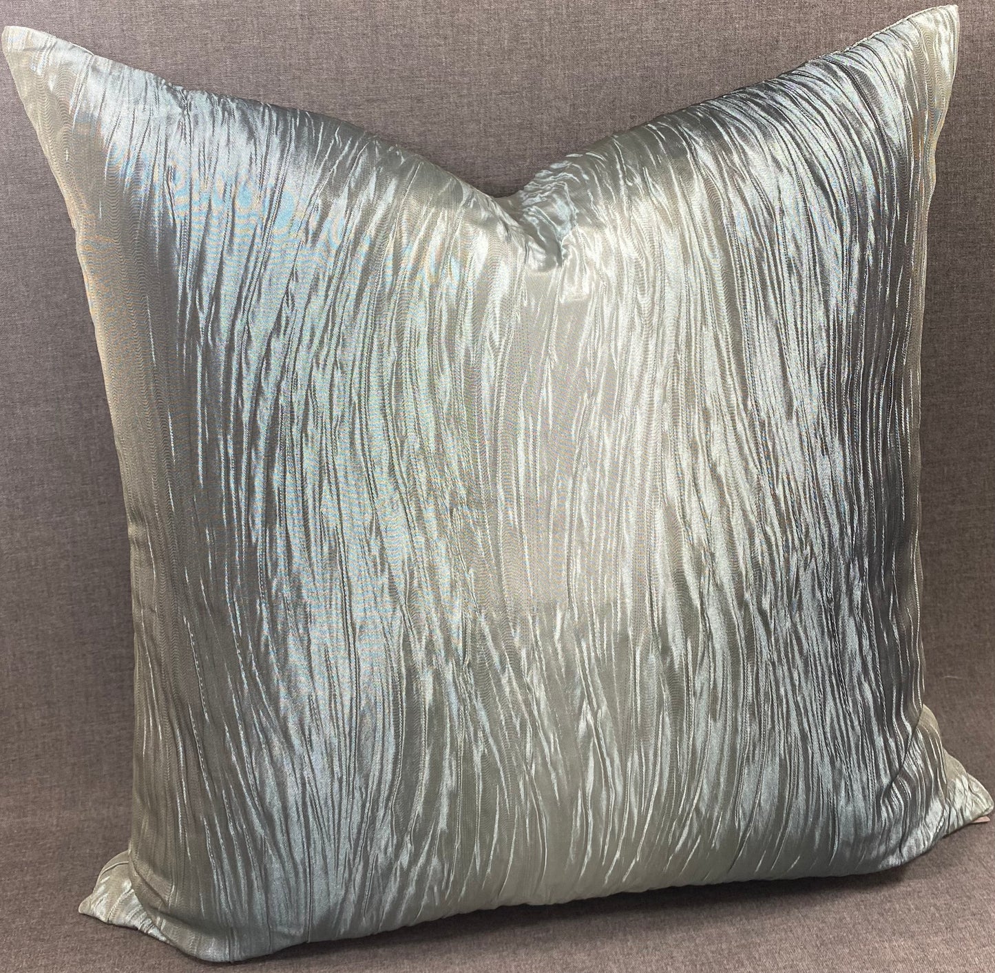 Luxury Pillow - 24” x 24” - Rhythm Aqua