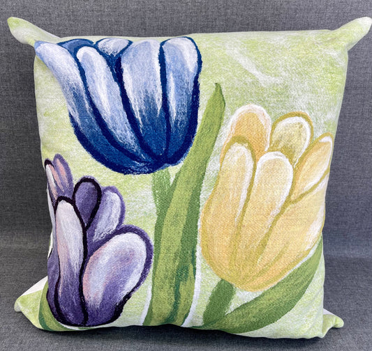 Outdoor Pillow - 18" x 18" - Garden Party