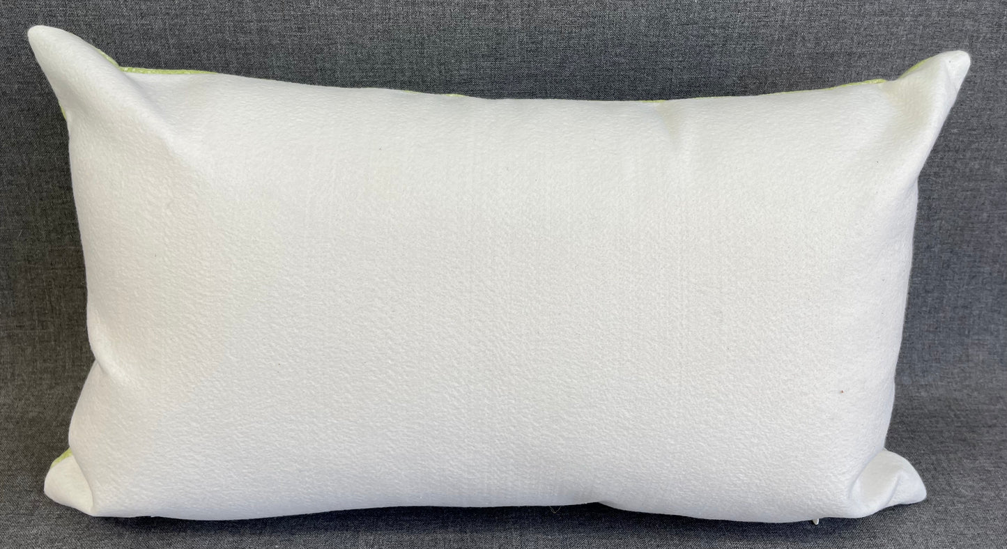 Luxury Lumbar Pillow - 18" x 10"- Garden Party