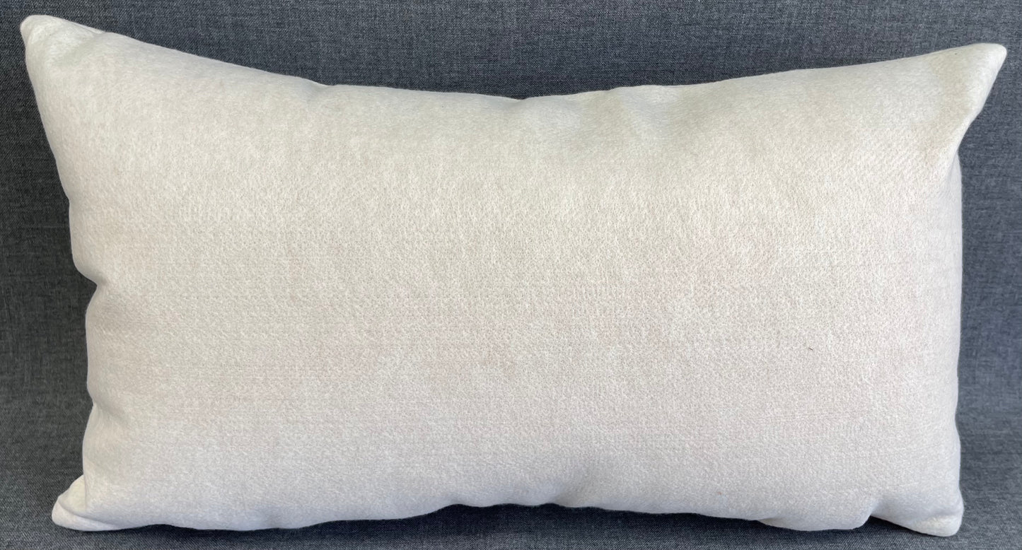 Luxury Lumbar Pillow - 18" x 10" - Flower Power