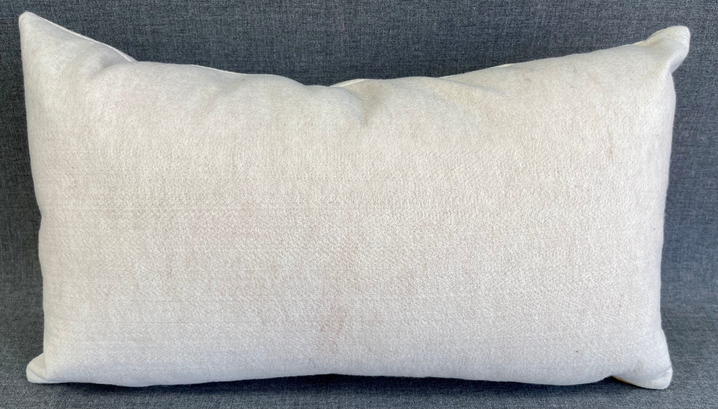 Luxury Outdoor Lumbar Pillow - 18" x 10" - Sunflower Fields