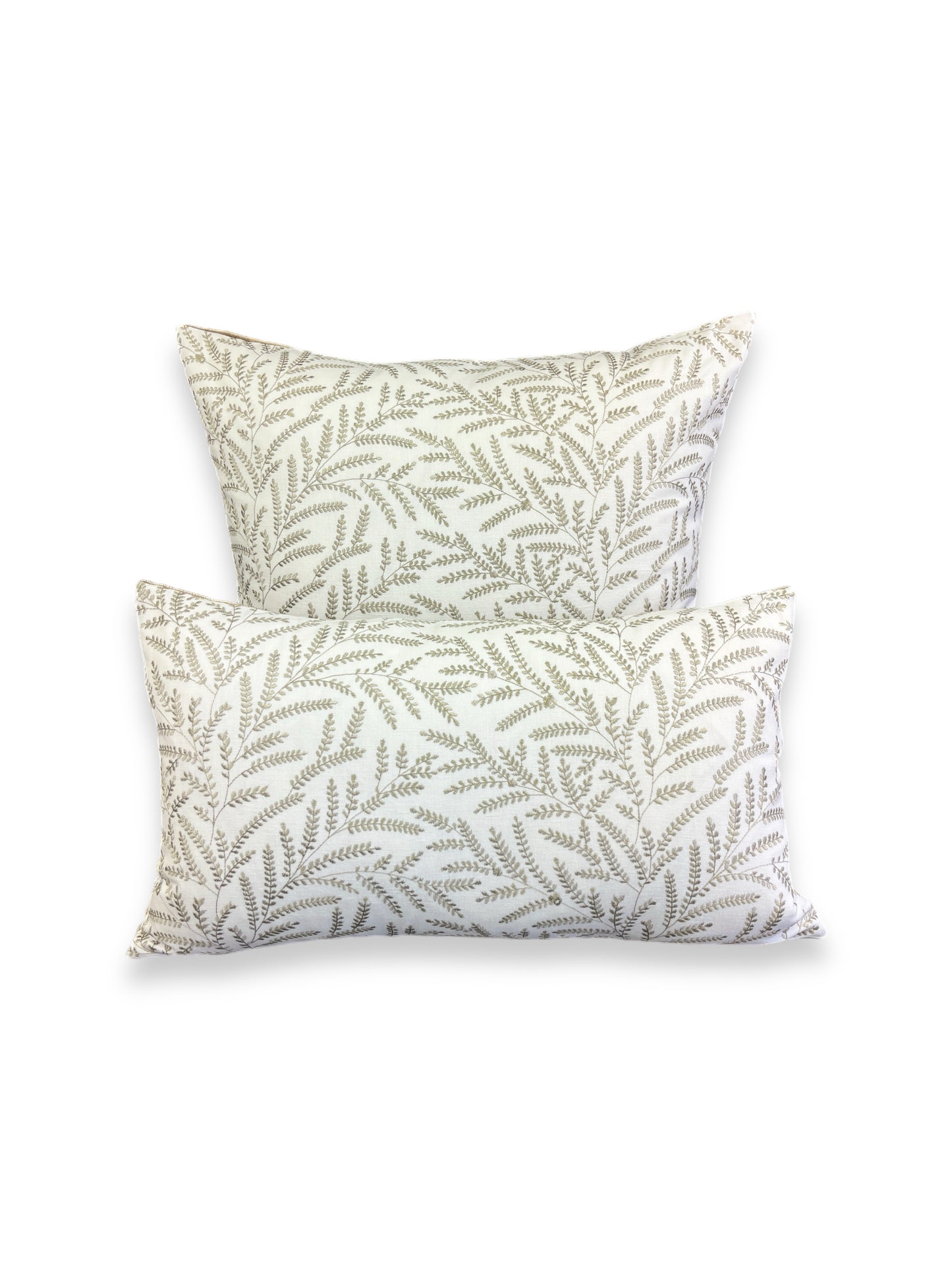 Luxury Pillow - 24” x 24” - Fern-Taupe