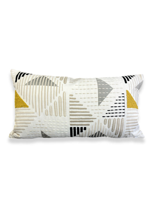 Luxury Lumbar Pillow -  24" x 14" -  Geoscape