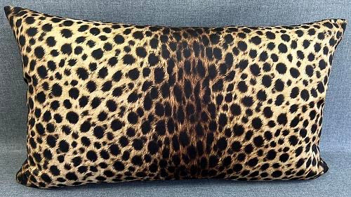 Luxury Lumbar Pillow - 24" x 14" - Lupe's Leopard