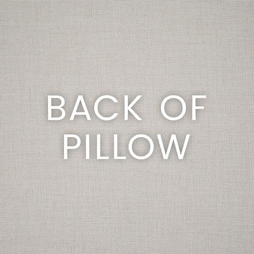 Luxury Outdoor Pillow - 22" x 22" - Sideline -Ash; Sunbrella, or equivalent, fabric with fiber fill