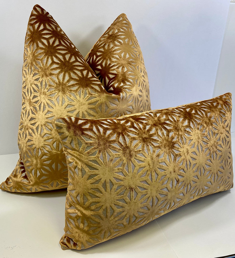 Luxury Lumbar Pillow - 24" x 14" - Regalia - Cinnamon