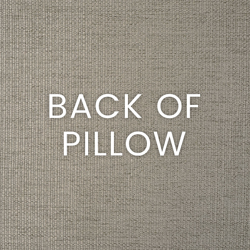Luxury Pillow - 24" x 24" - Sunclipse; Embroidered yellow, black & gray over a cream background in a modern pattern