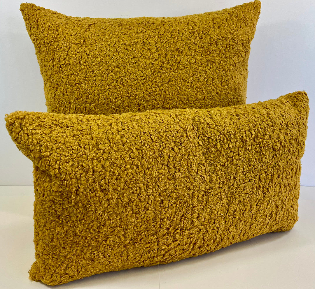 Luxury Lumbar Pillow - 24" x 14" -  Poodle Dijon