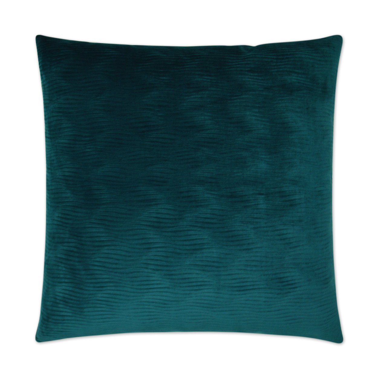 Luxury Pillow 24 x 24 Stream Teal Solid dark teal in a