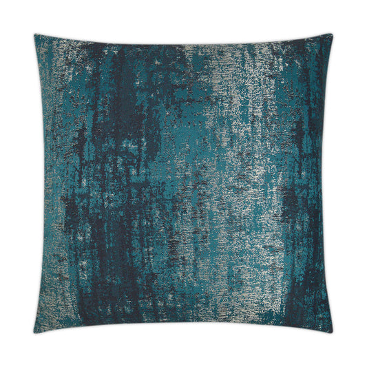 Luxury Pillow -  24" x 24" - Aurora-Peacock: Peacock