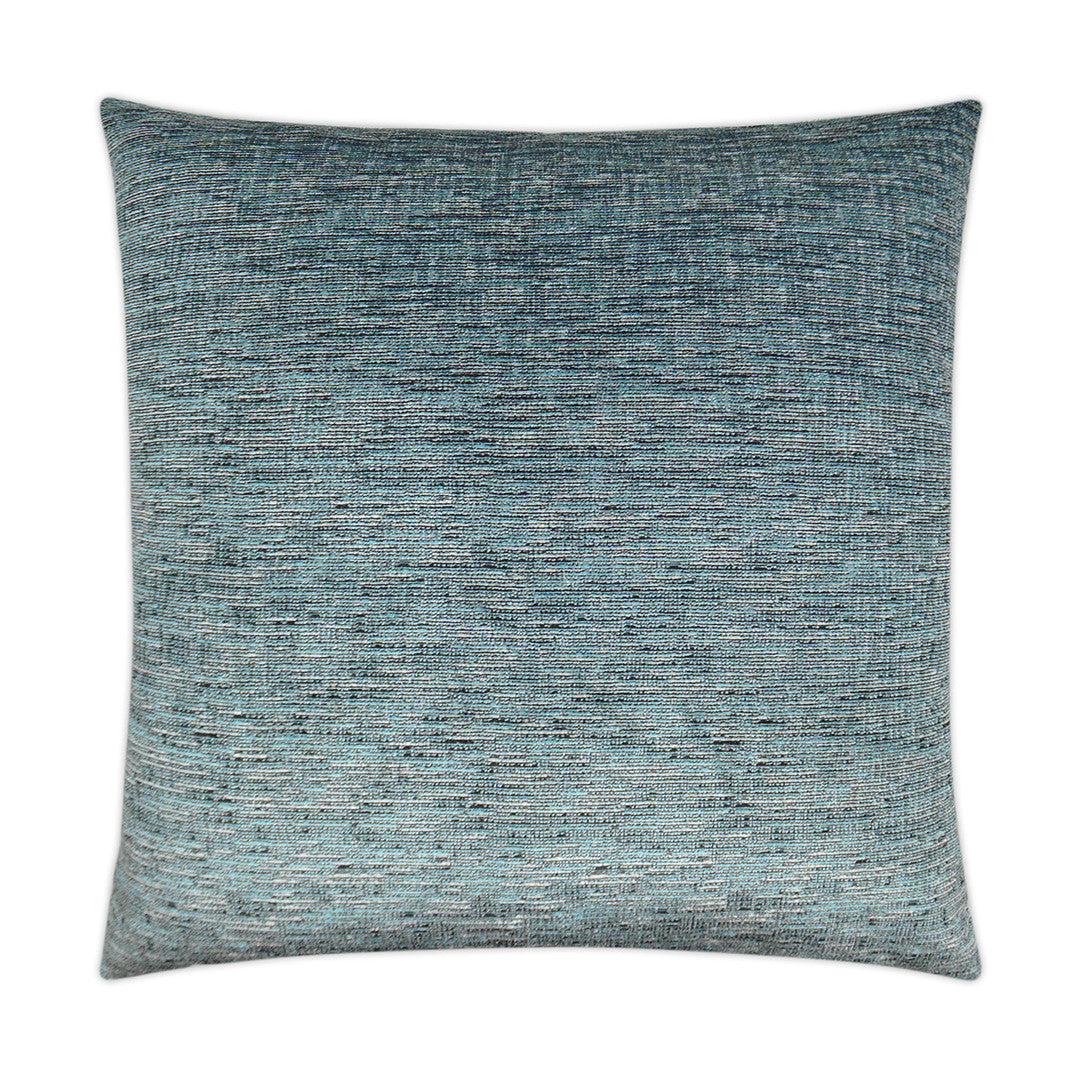 Luxury Pillow - 24" x 24" - Tiara Lapis; A striae of lapis blue with silver and black