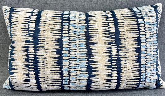Luxury Lumbar Pillow - 24" x 14" -  Zorro-Indigo