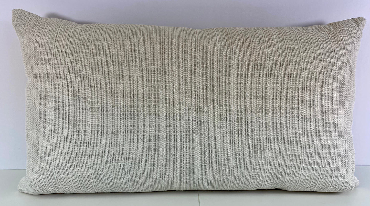 Luxury Lumbar Pillow - 24" x 14" - Nila Max Caramel; Caramel, brown and black scrubbed together on a stone ground