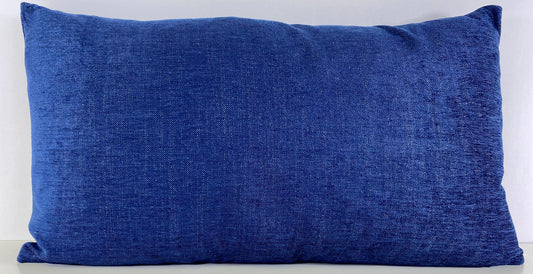 Luxury Lumbar Pillow - 24" x 14" -  Trend Midnight; Navy flecked with silver