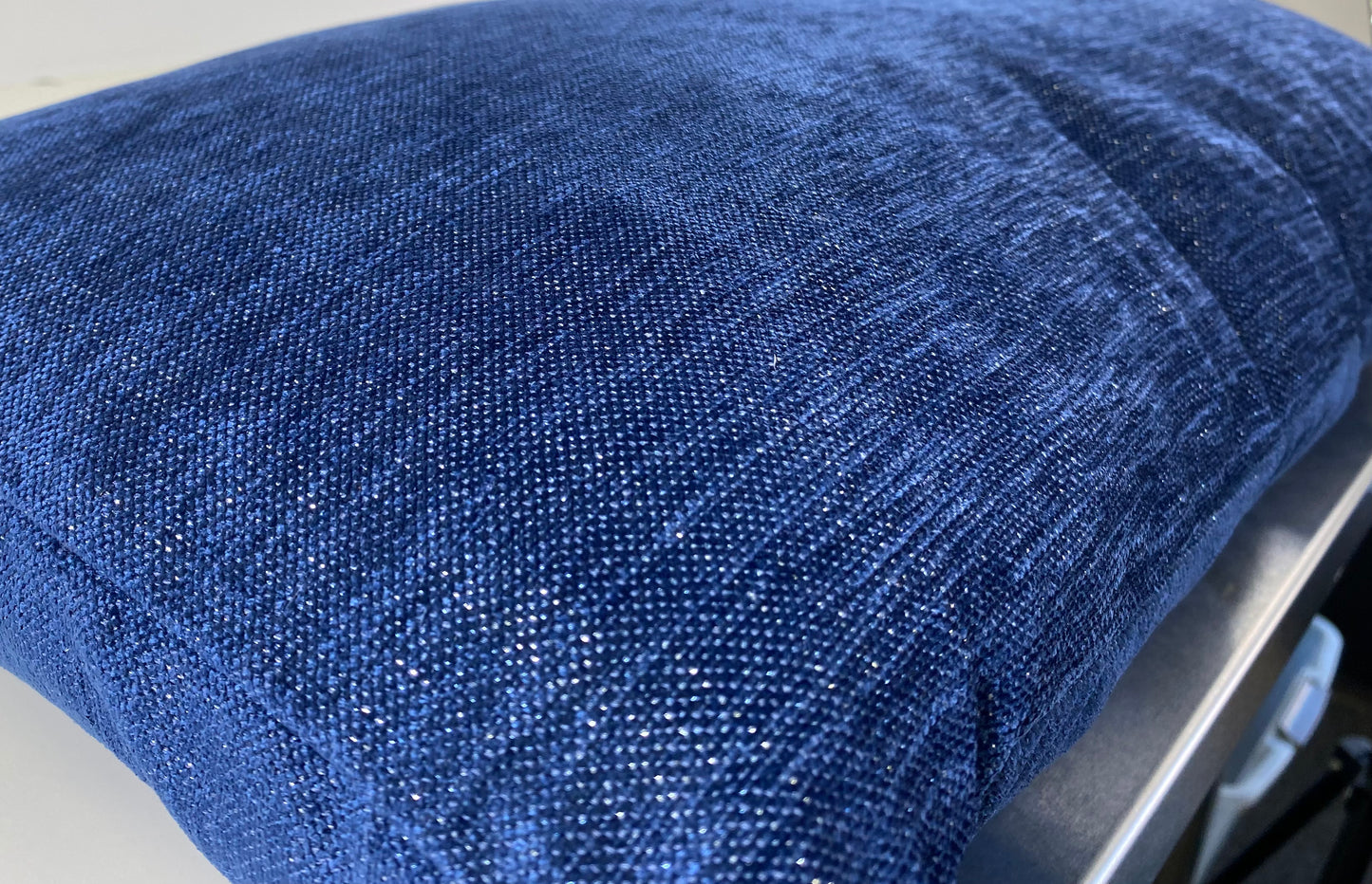 Luxury Lumbar Pillow - 24" x 14" - Trend Midnight; Navy flecked with silver