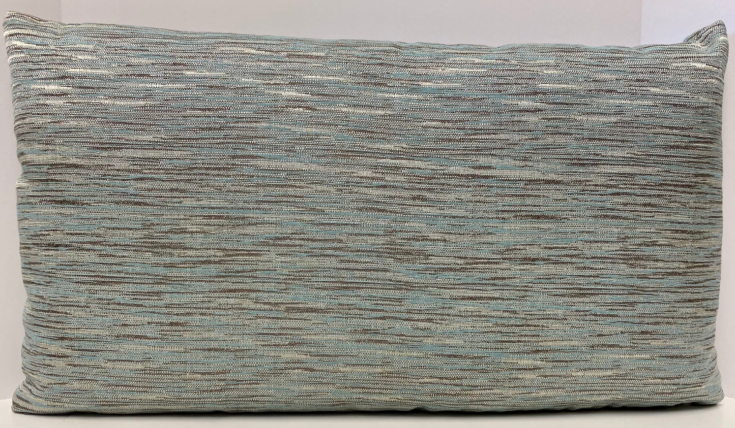 Luxury Lumbar Pillow - 24" x 14" -  Angelique Aqua