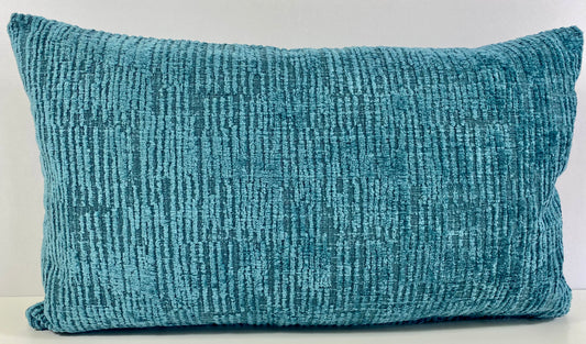 Luxury Lumbar Pillow - 24" x 14" - Confetti Pop Turquoise
