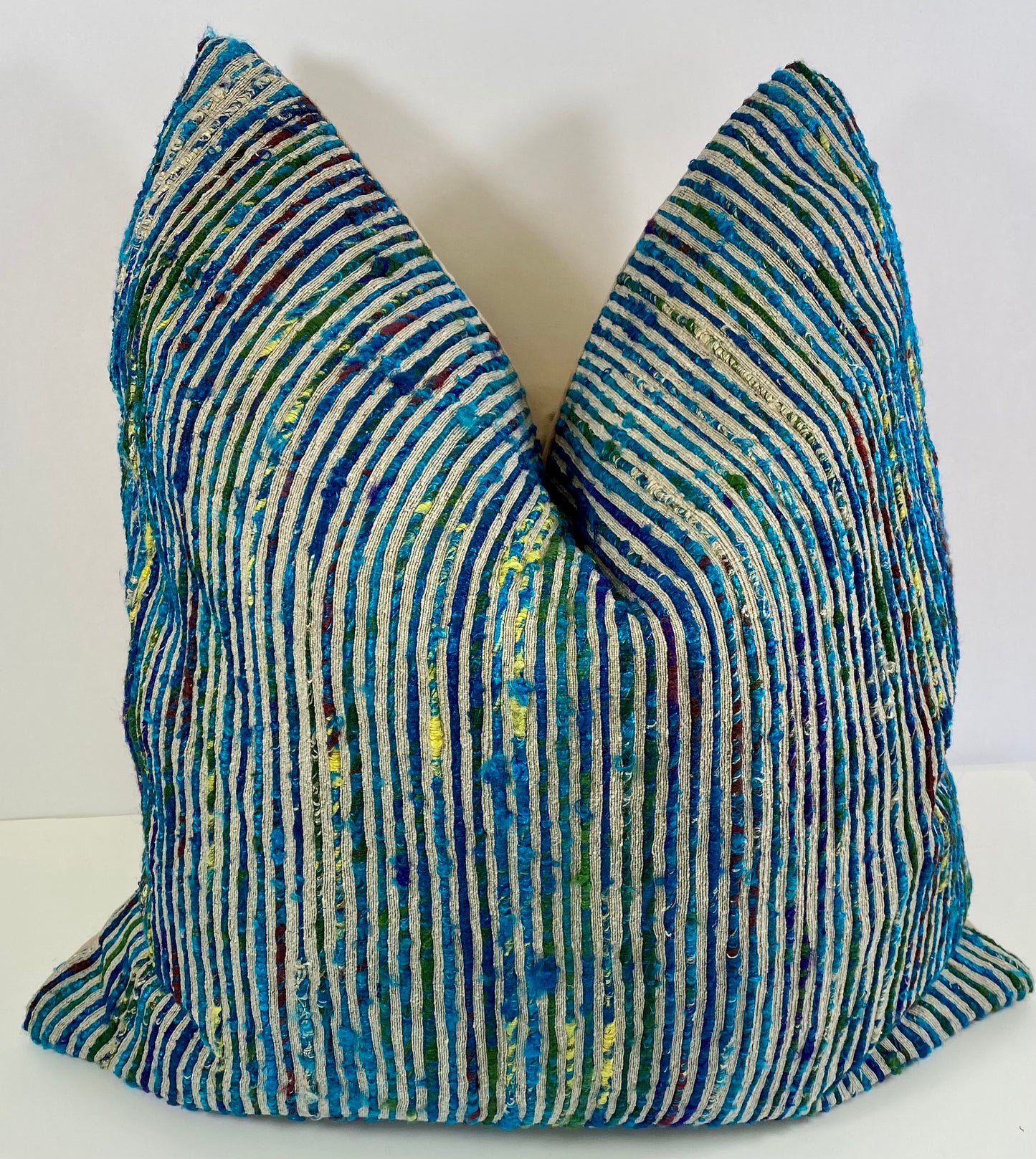 Luxury Pillow Custom 22" Color Twist-Blue