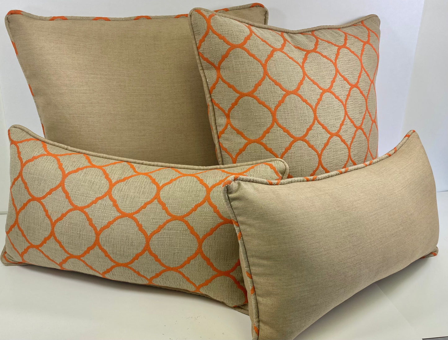 Luxury Outdoor Pillow - 22" x 22" -Casbar-Sand