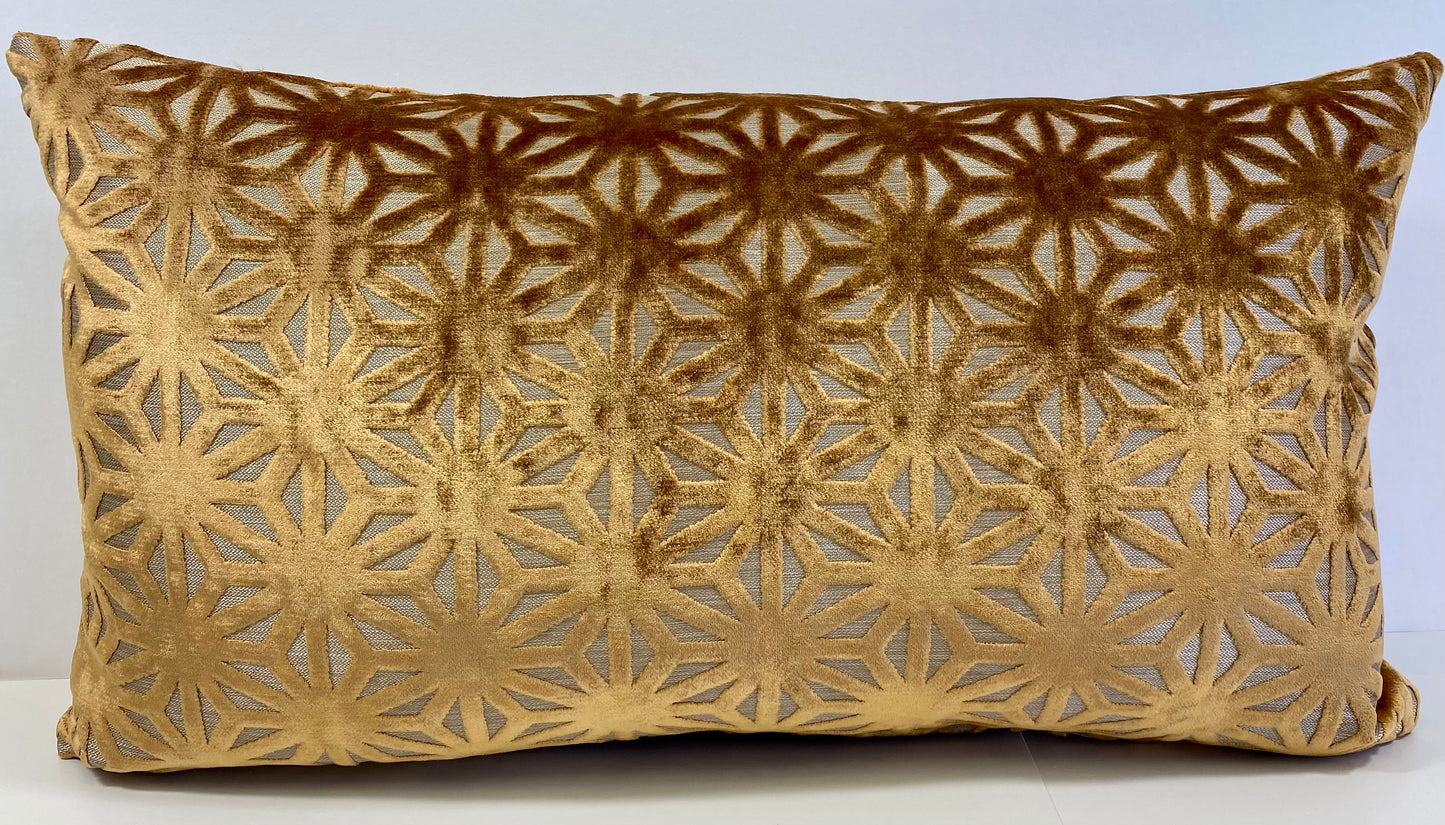 Luxury Lumbar Pillow - 24" x 14" - Regalia - Cinnamon
