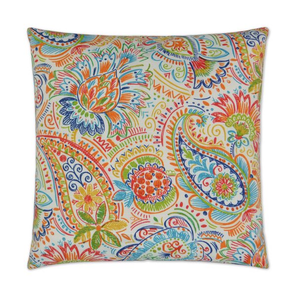 Luxury Outdoor Pillow - 22" x 22" - Gilford - Festive