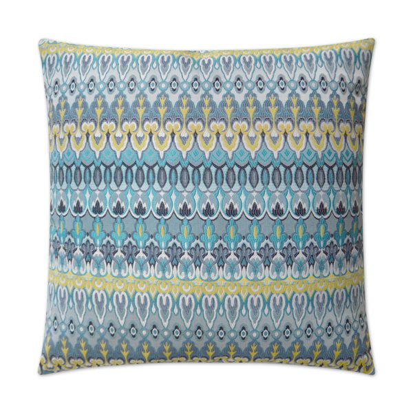 Luxury Outdoor Pillow - 22" x 22" - Kanthum - Turquoise