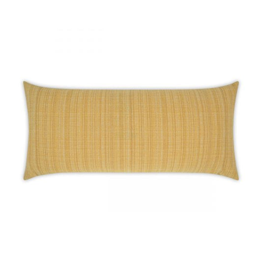 Luxury Outdoor Lumbar Pillow - 22" x 12" - Fiddledidee - Gold