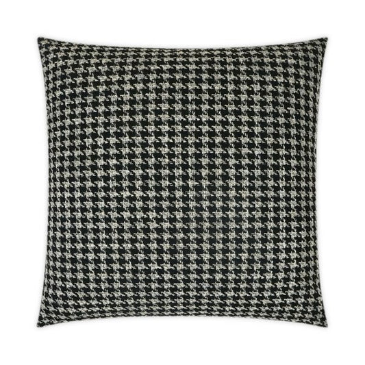 Luxury Outdoor Pillow - 22" x 22" - Maxim-Black