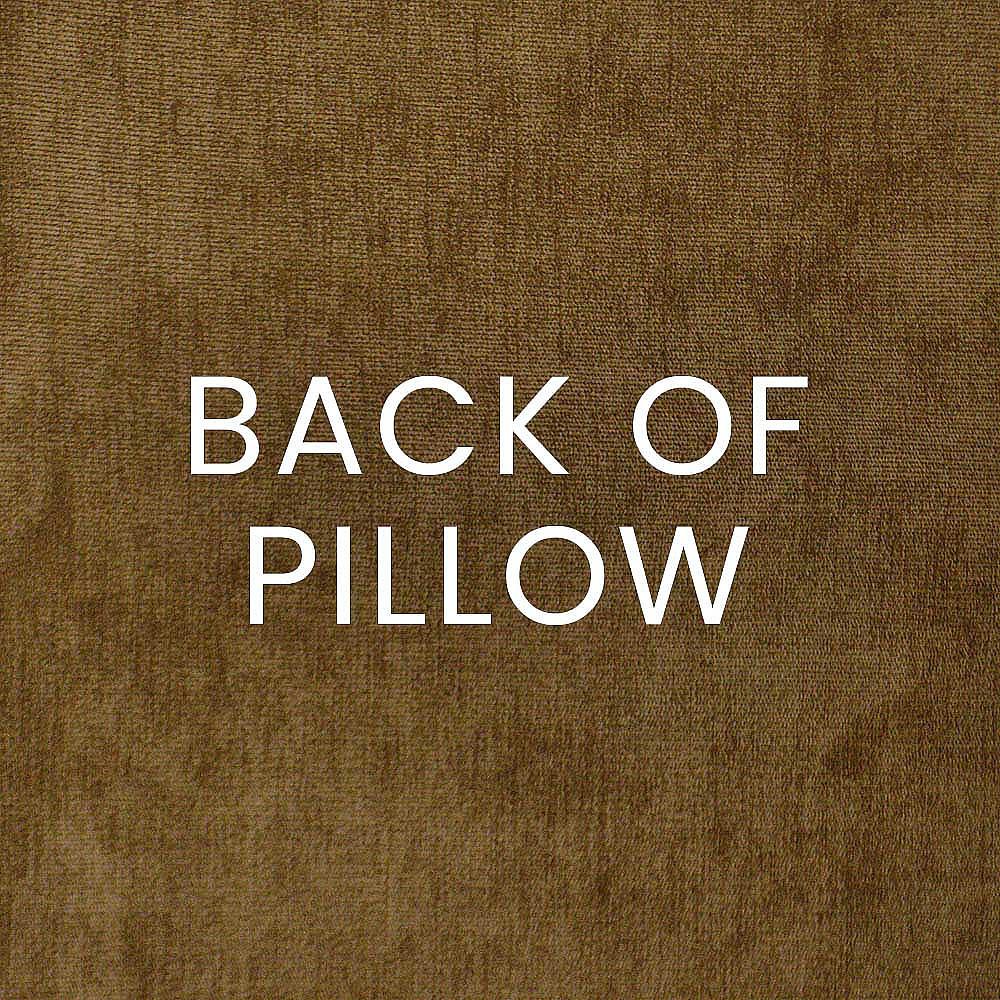 Luxury Pillow - 24" x 24" - Sabu -Ruby; Lush ruby and gold on black