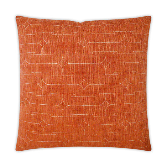 Luxury Pillow -  24" x 24" - Unchained-Tangerine
