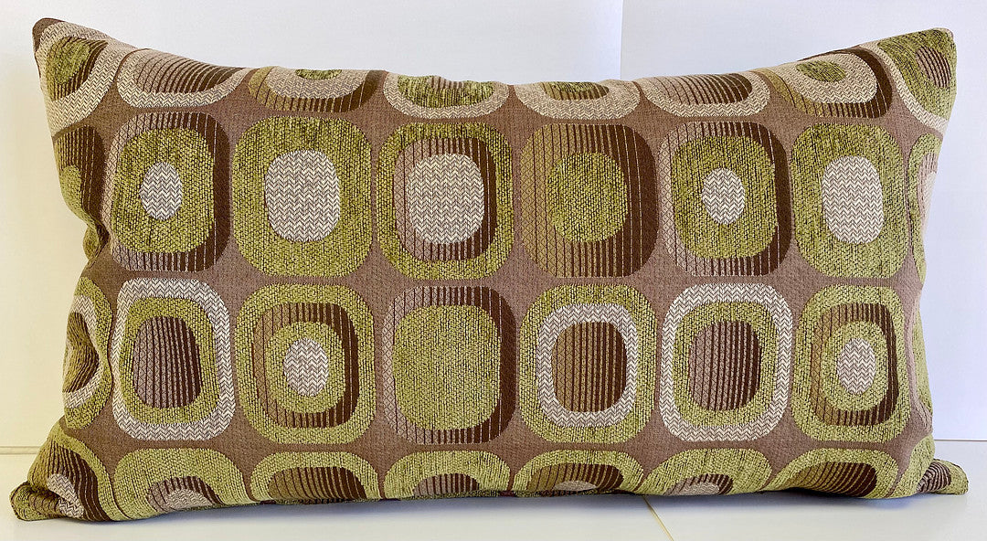 Luxury Lumbar Pillow - 24" x 14" - Mid-Century Groove