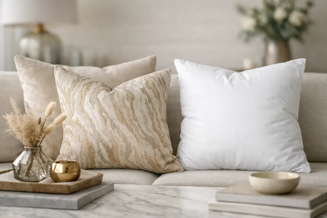 Pillow Covers vs Inserts: What Creates a Luxury Look