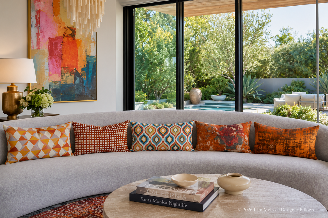 How to Shop Pillows by Color