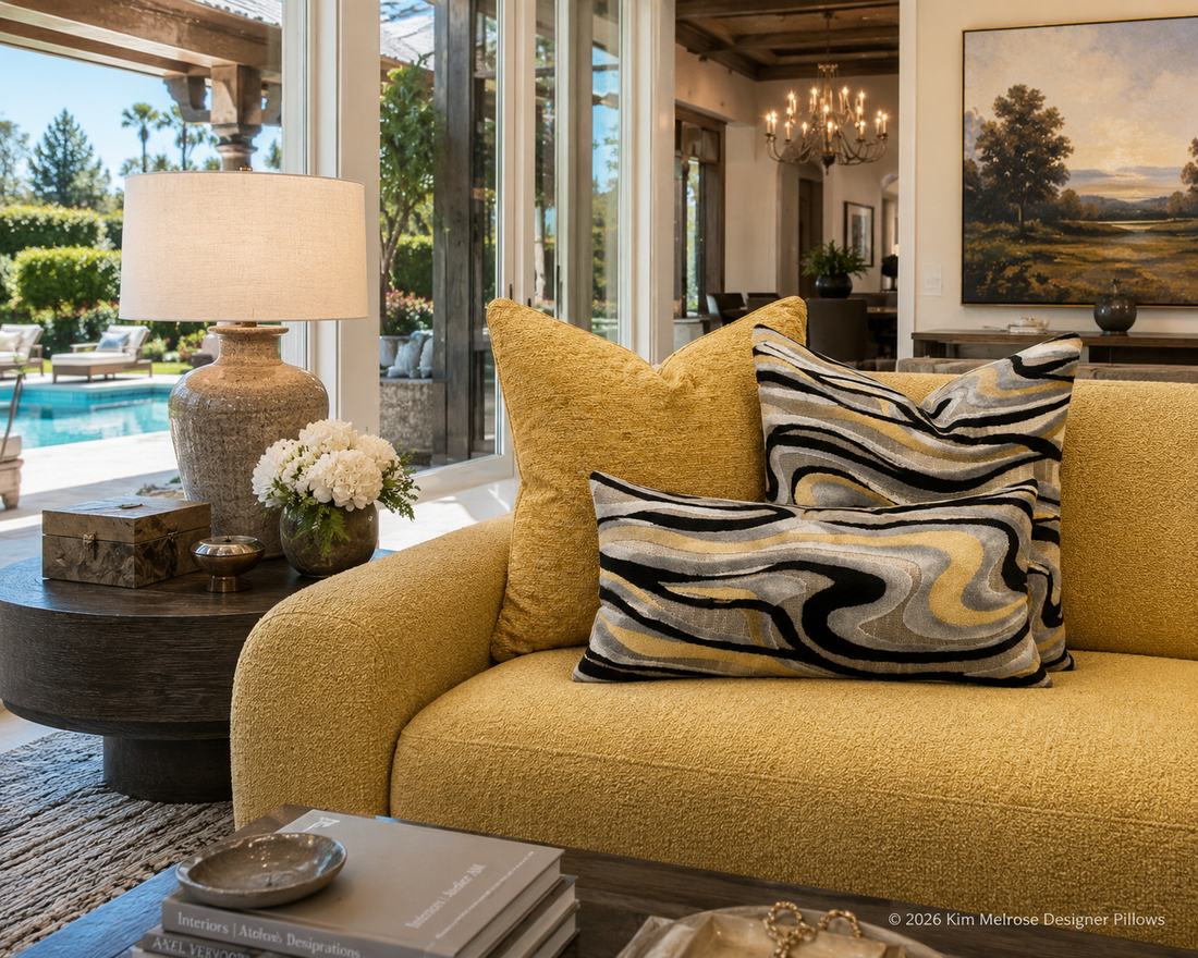 Luxury Pillow Color Trends for Elegant Rooms