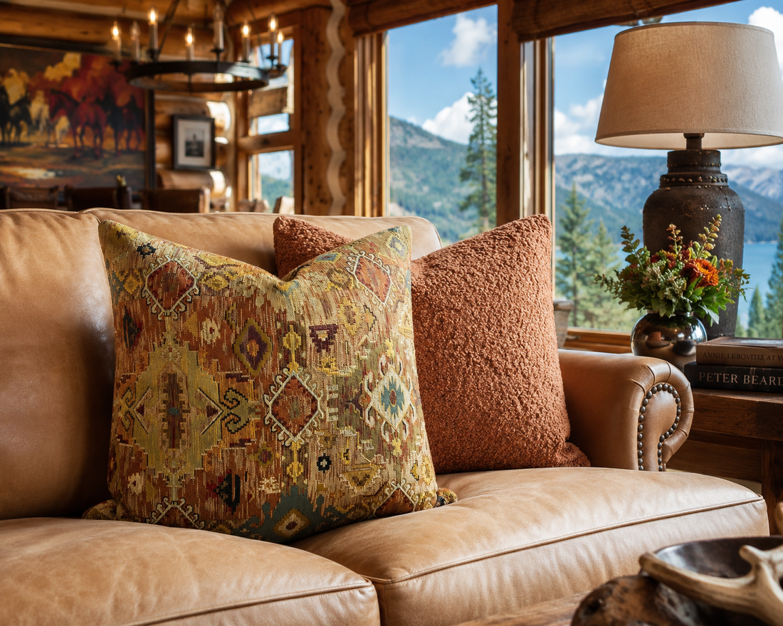 Best Pillows for Leather Sofas: A Designer Edit