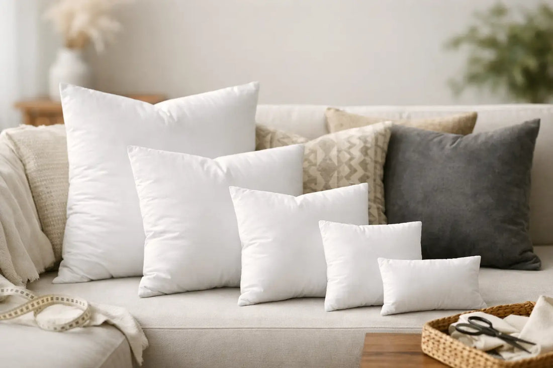 Guide to Pillow Insert Sizes That Look Right