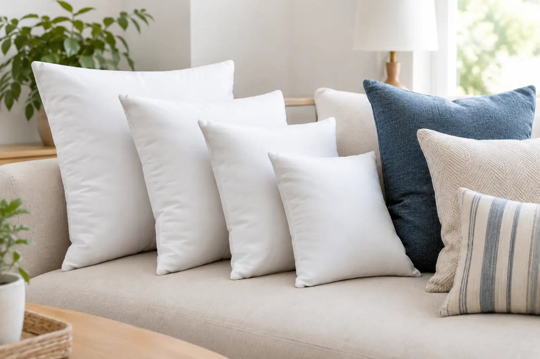 Pillow Insert Sizing Guide for a Fuller Finish