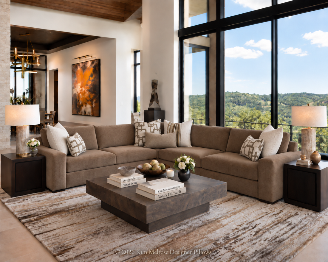 How to Style Sectional Pillows Like a Designer