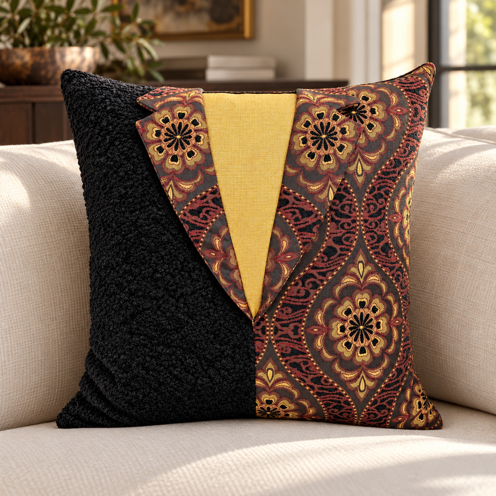 Kensington #4 – 22" × 22" Luxury Tailored Pillow
