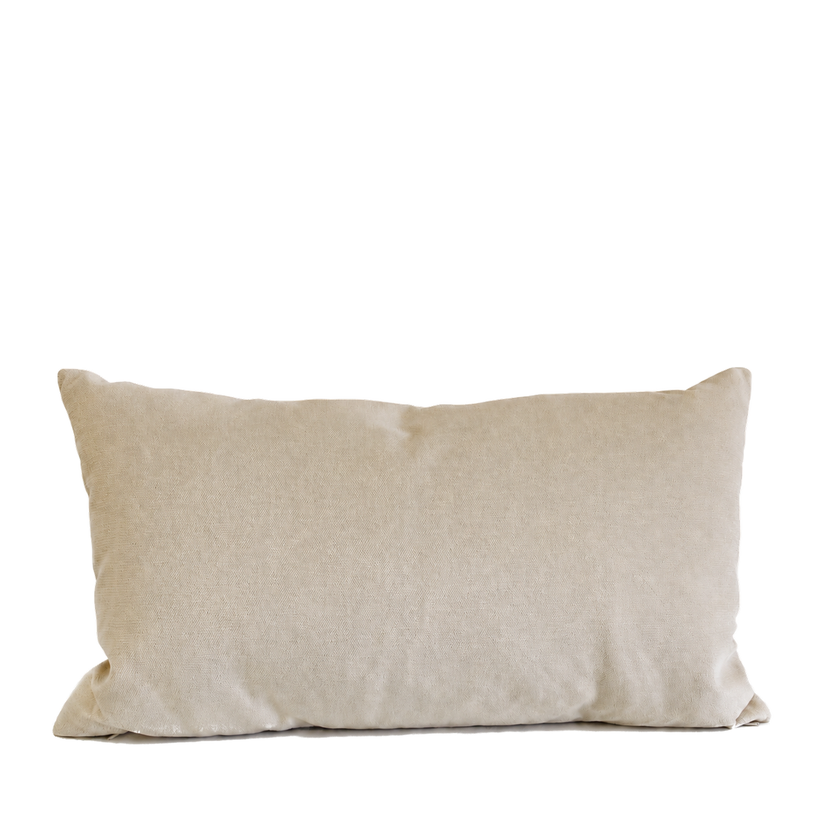 Belvedere Ivory – 24" × 14" Luxury Lumbar Pillow