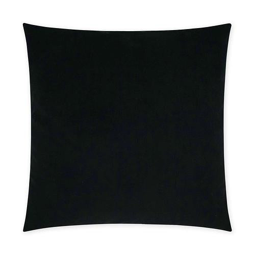 Luxury Pillow -  24" x 24" -  Zoolander; Fun Zebra print on a soft textured fabric in browns and black. Black fabric on the back