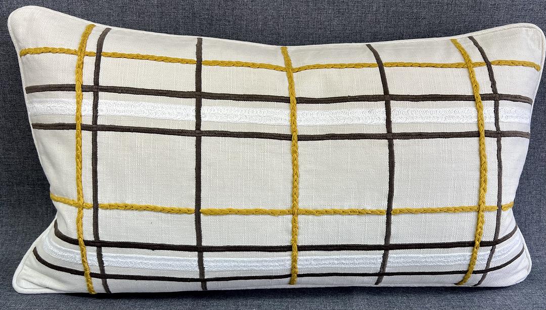 Desert Deco – 24" × 14" Luxury Lumbar Pillow