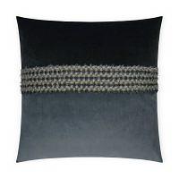 Luxury Pillow -  24" x 24"- Fuzzy Graphite