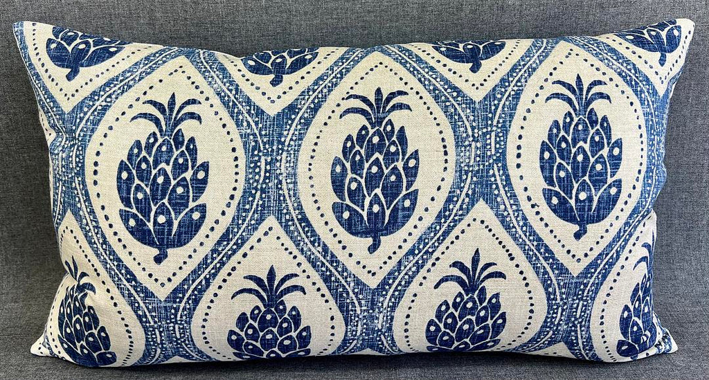 Luxury Lumbar Pillow - 24" x 14"- Hospitality Blue