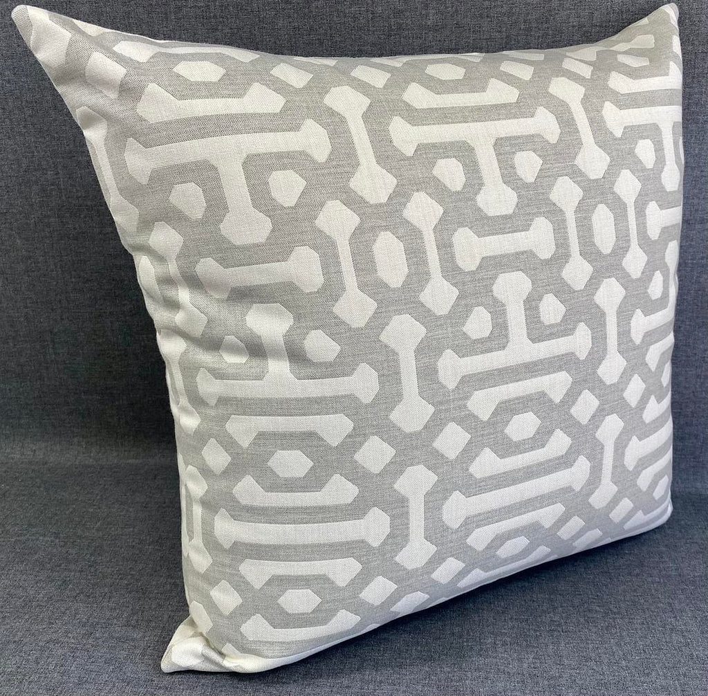 Luxury Outdoor Pillow – 22" × 22" – Garden Gate