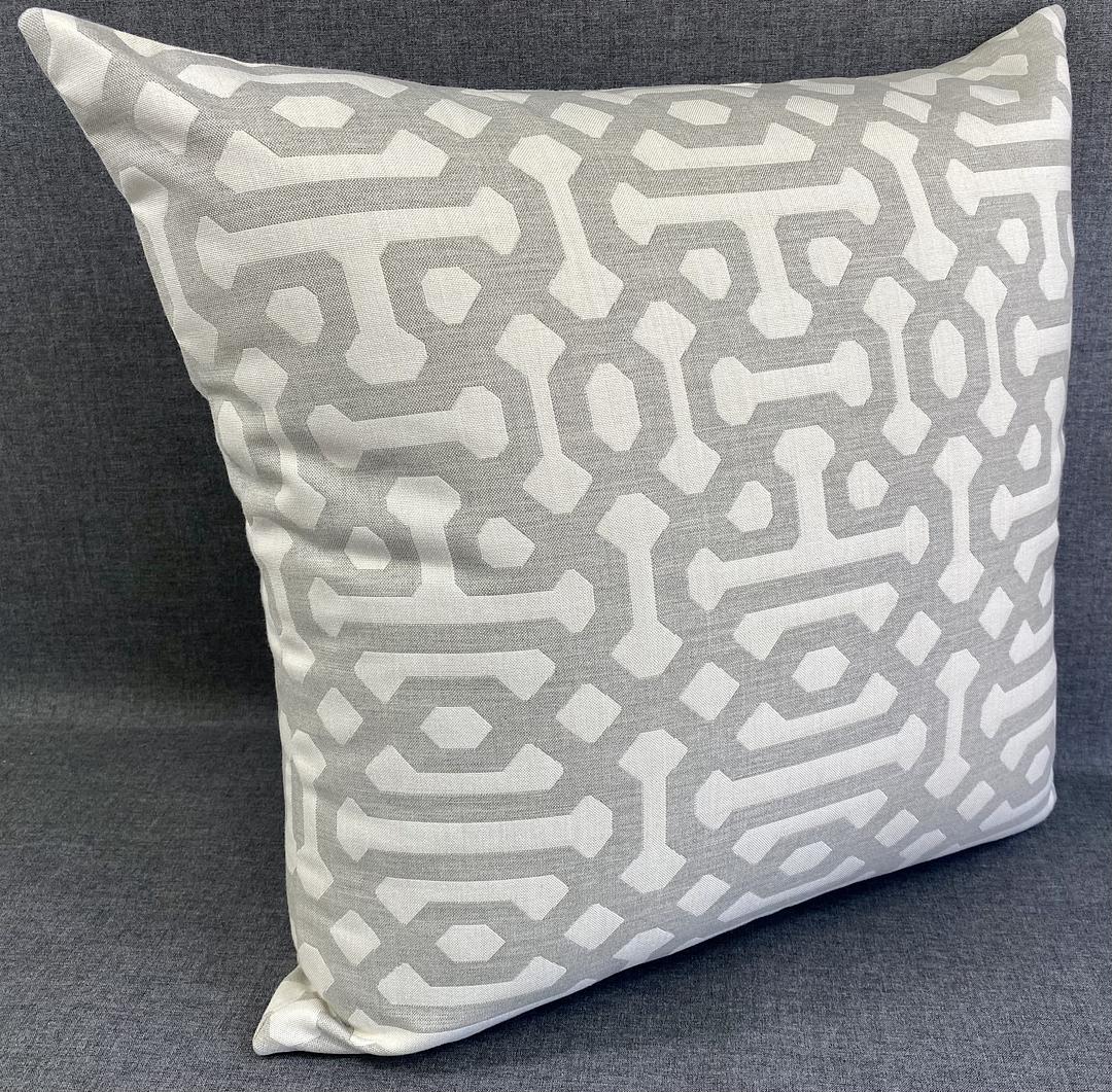 Luxury Outdoor Pillow - 22" x 22" - Garden Gate